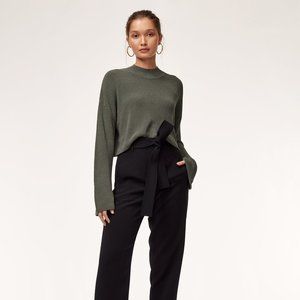 Aritzia Wilfred Jallade FrontTie Pant Long Black 4